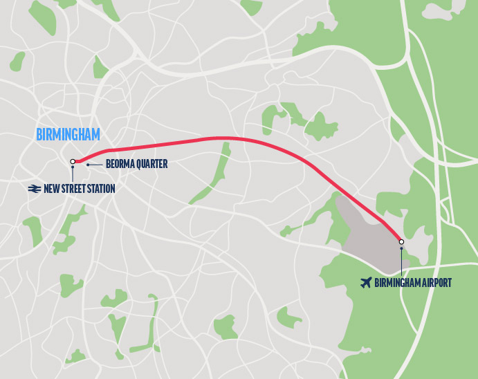 Travel to and from Birmingham Airport