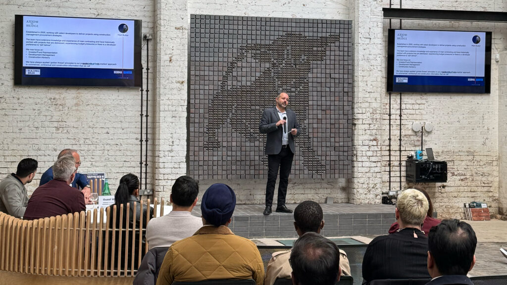 Development Director, Matt Butler speaking on behalf of Axiom Bridge and Salhia Real Estate Company